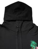 Dolce & Gabbana Black Embroidery Hooded Sweatshirt Sweater