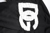 Dolce & Gabbana Black Logo Print Hooded Sweatshirt Sweater