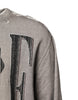 Dolce & Gabbana Gray Logo Print Crew Neck Pullover Sweater