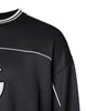 Dolce & Gabbana Black Logo Polyester Crew Neck Men Pullover Sweater