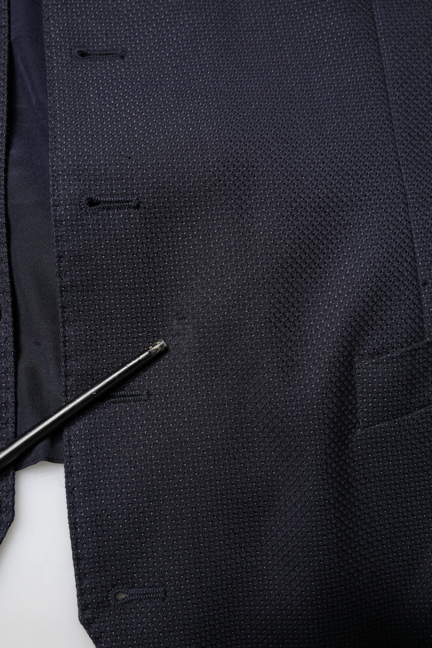 Dolce & Gabbana Black Wool Waistcoat Dress Formal Vest