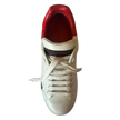 Dolce & Gabbana White Red Logo Portofino Sneakers Shoes