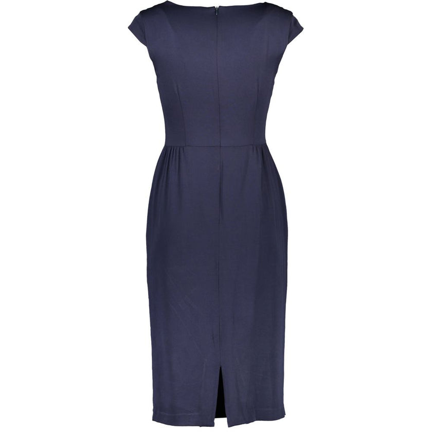 Gant Blue Viscose Women Dress