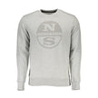 North Sails Gray Cotton Men Sweater