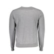 Harmont & Blaine Gray Wool Men Sweater