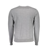 Harmont & Blaine Gray Wool Men Sweater