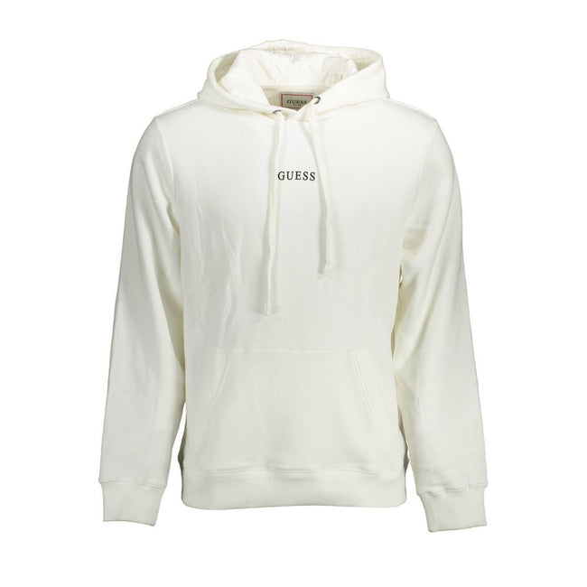 Guess Jeans White Cotton Men Sweater