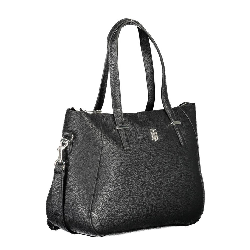 Tommy Hilfiger Black Polyethylene Women Handbag