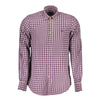 Harmont & Blaine Purple Cotton Men Shirt