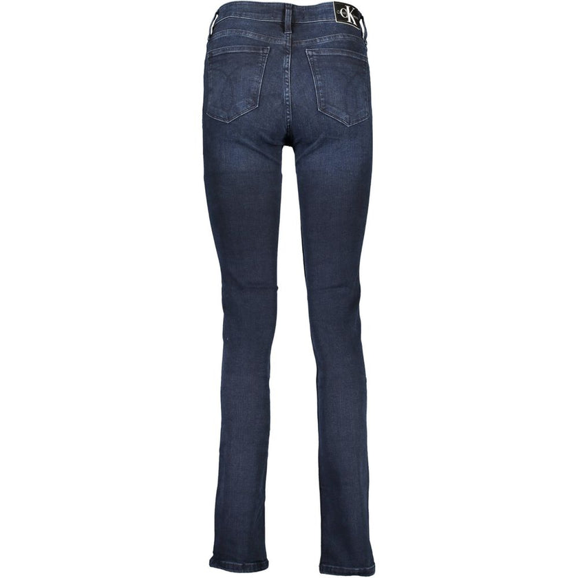 Calvin Klein Blue Cotton Jeans & Pant