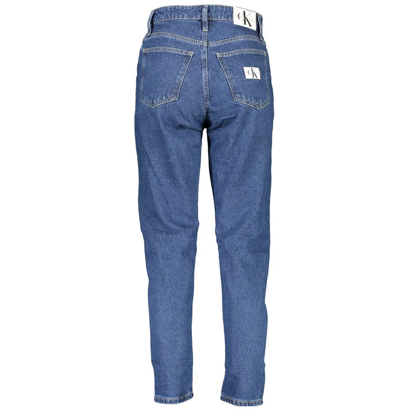 Calvin Klein Blue Cotton Jeans & Pant