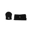 Calvin Klein Black Alpaca Women Scarf Set