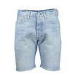 Levi's Light Blue Cotton Men Short