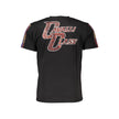 Cavalli Class Black Cotton Men T-Shirt