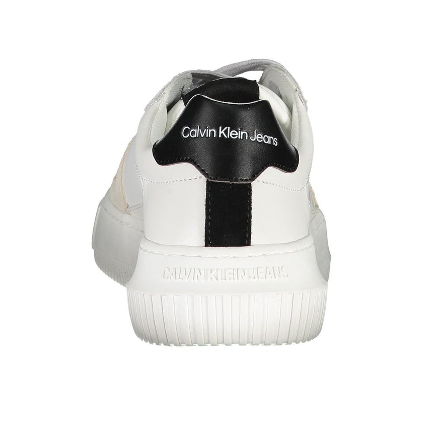 Calvin Klein White Polyester Sneaker