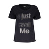 Just Cavalli Black Polyester Tops & T-Shirt