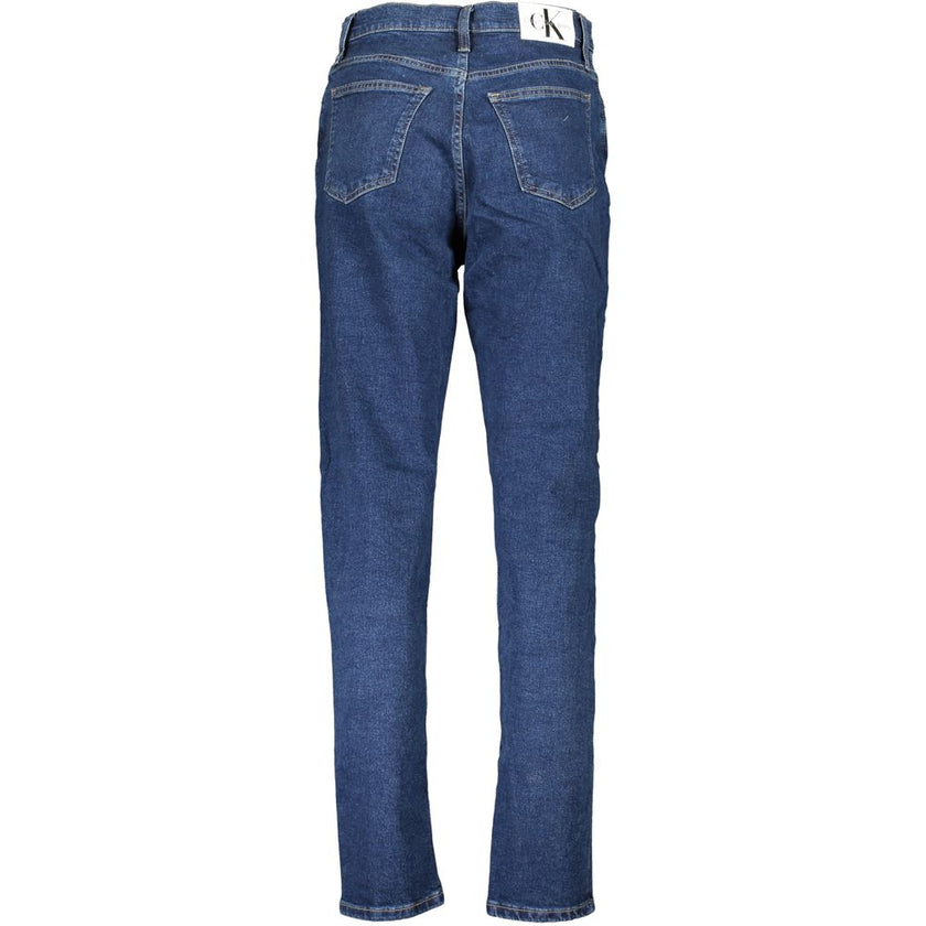 Calvin Klein Blue Cotton Jeans & Pant