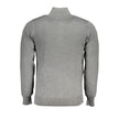 U.S. Grand Polo Elegant Half-Zip Embroidered Sweater