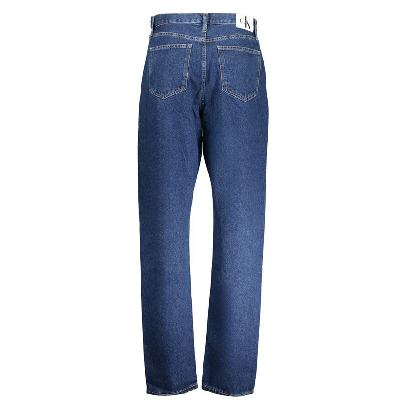 Calvin Klein Blue Cotton Jeans & Pant