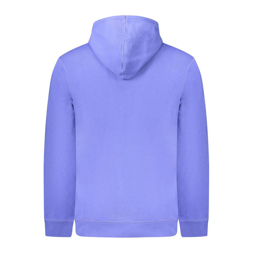 Hugo Boss Blue Cotton Men Sweater