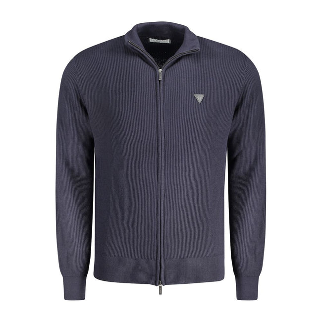 Guess Jeans Blue Cotton Men Sweater