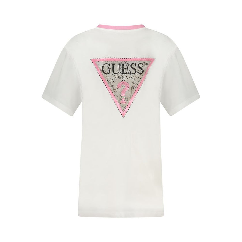 Guess Jeans White Cotton Women Top