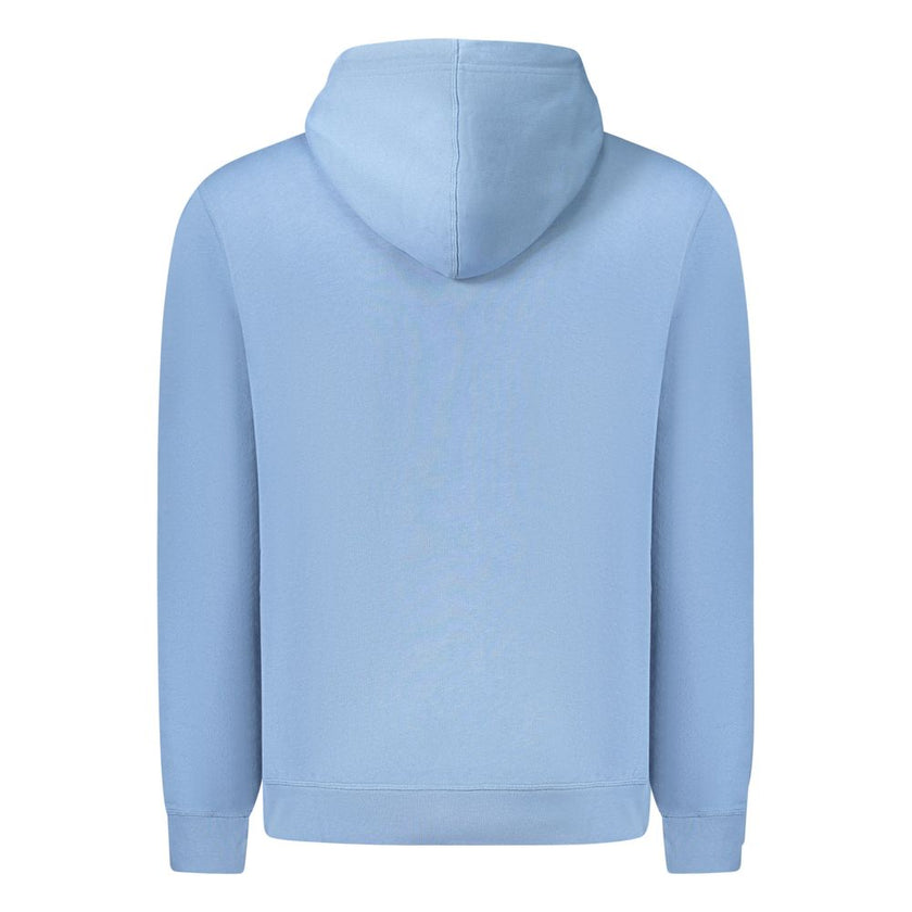 Hugo Boss Light Blue Cotton Men Sweater