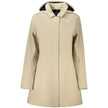 K-WAY Beige Polyester Women Coat