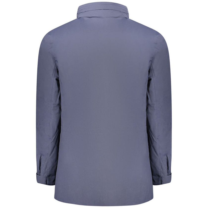 K-WAY Blue Polyamide Men Jacket