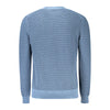 Hugo Boss Blue Cotton Men Sweater