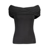 Guess Jeans Black Modal Tops & T-Shirt