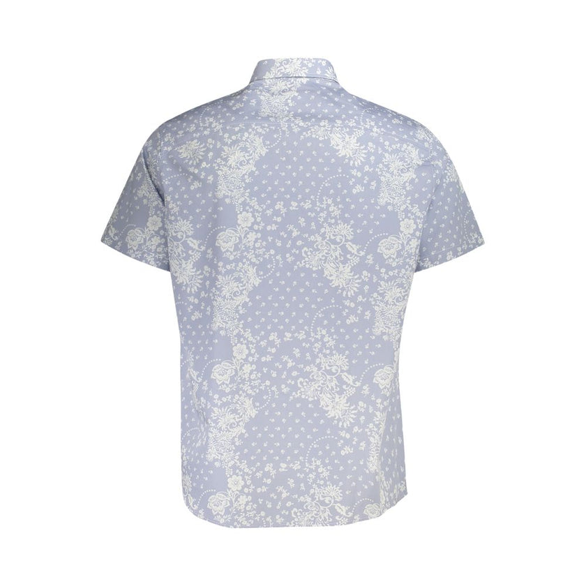 Guess Jeans Light Blue Cotton Men Shirt