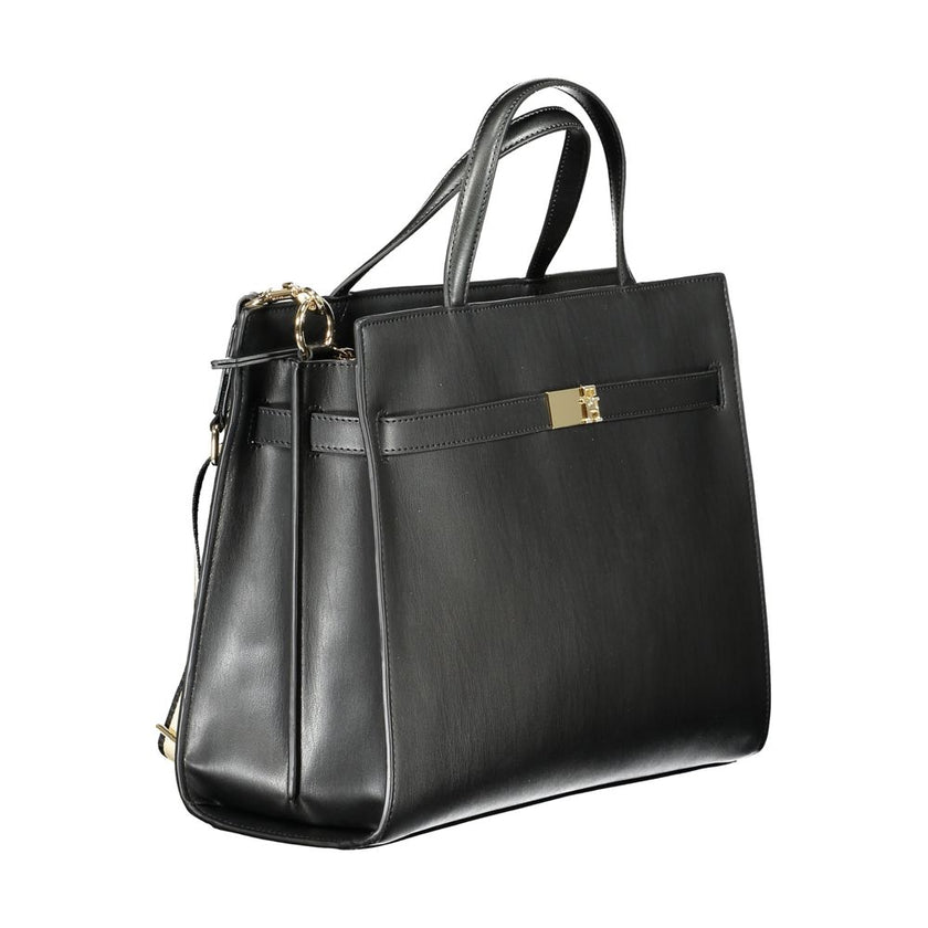 Tommy Hilfiger Black Polyethylene Handbag