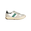 Blauer White Polyester Sneaker
