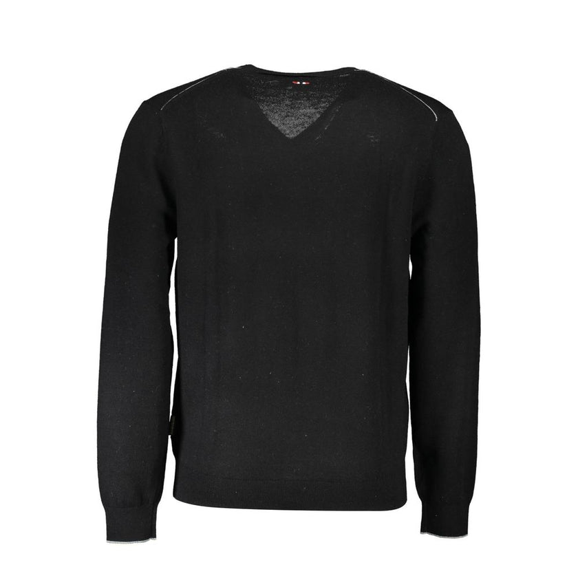 Napapijri Black Wool Sweater