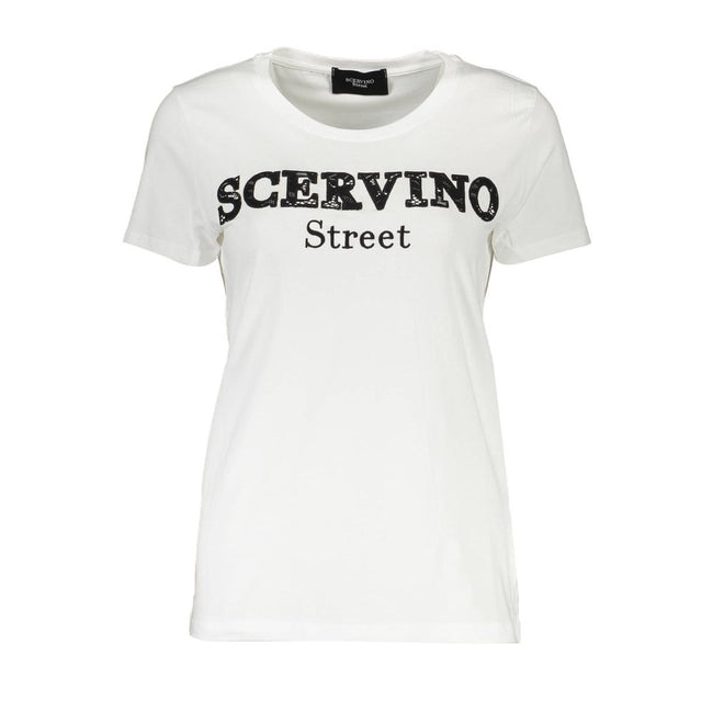Scervino Street White Cotton Tops & T-Shirt