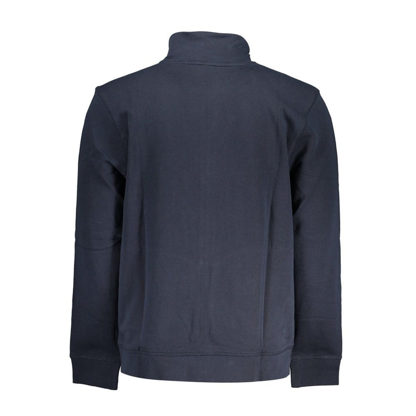 Hugo Boss Blue Cotton Sweater