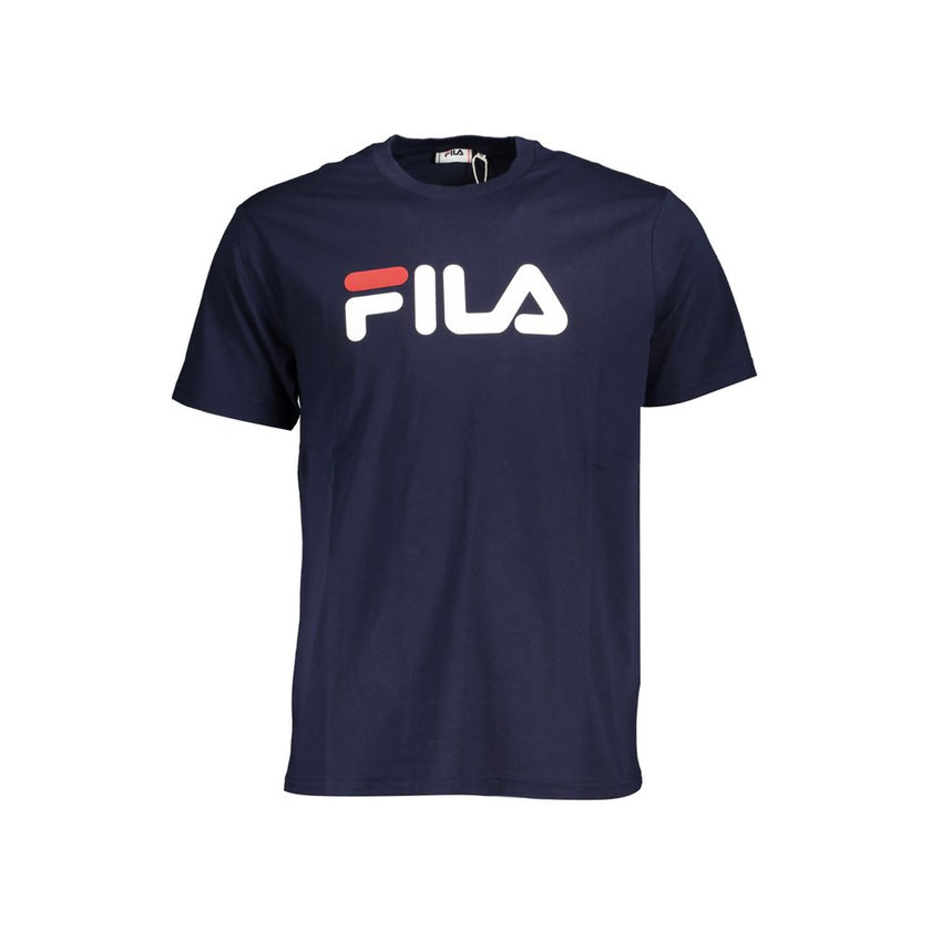 Fila Blue Cotton Unisex T-Shirt