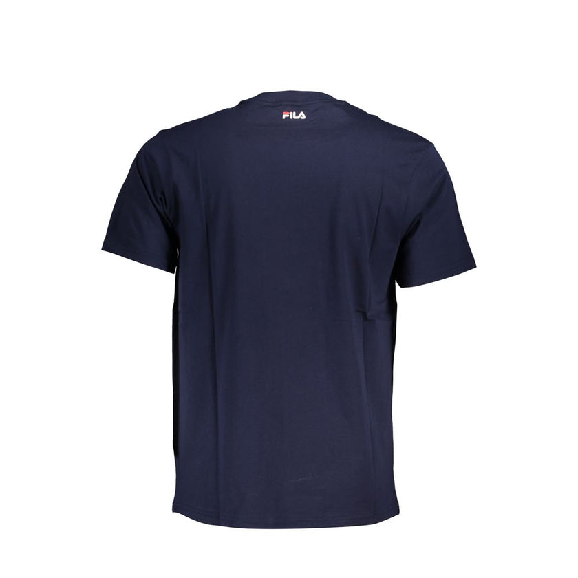 Fila Blue Cotton Unisex T-Shirt