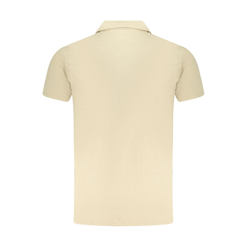 Guess Jeans Beige Cotton Men T-Shirt