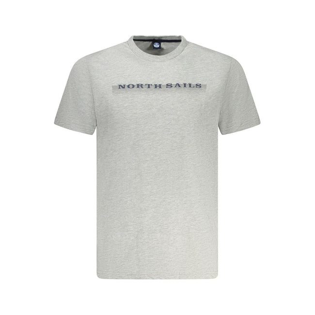 North Sails Brown Cotton Men T-Shirt