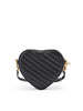 Gucci Black Leather Mini Heart Crossbody Bag