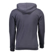 Sergio Tacchini Blue Cotton Men Sweater with Hood