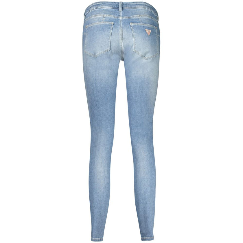 Guess Jeans Light Blue Recycled Cotton Women Jean