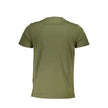 Cavalli Class Green Cotton Men T-Shirt