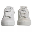 Dolce & Gabbana White Miami Leather Low Top Sneakers Shoes