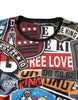 Dolce & Gabbana Multicolor Patchwork Cotton Crew Neck T-shirt