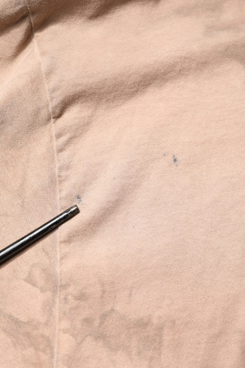 Dolce & Gabbana Beige Tie Dye Logo Print Cropped T-shirt