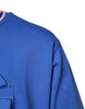 Dolce & Gabbana Blue Cotton DG Embossed Crew Neck T-shirt