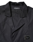Dolce & Gabbana Black Short Sleeves Button Down Casual Shirt